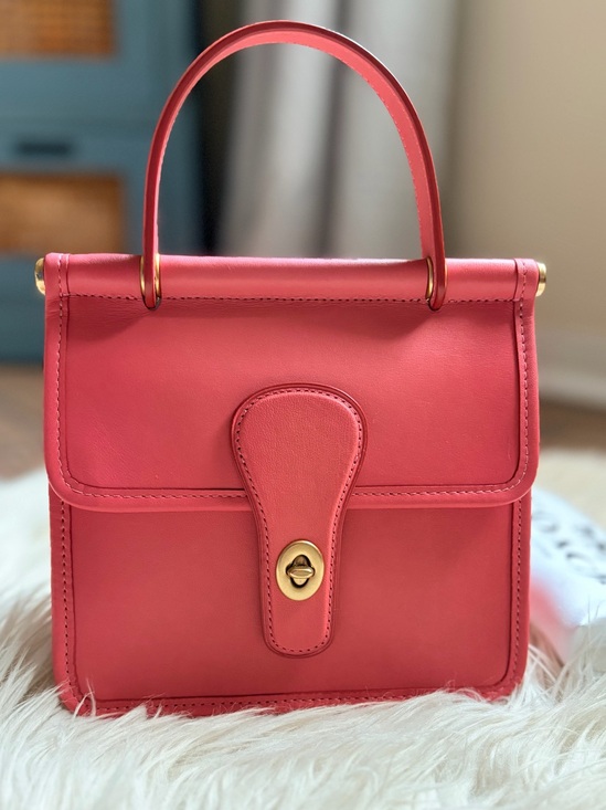 Coach Handbags - Coach Og Willis Top Handle 18 Taffy Glove Tanned Leather Final Markdown